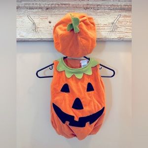 Pottery Barn Baby Pumpkin Halloween Costume- Like New (worn once) 12-24 months